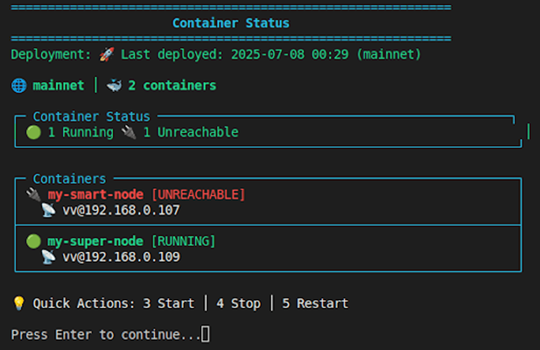 Monitoring