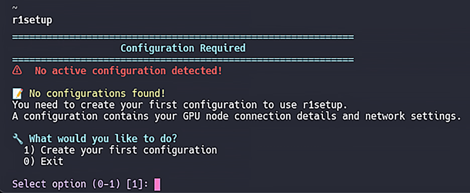 Configuration