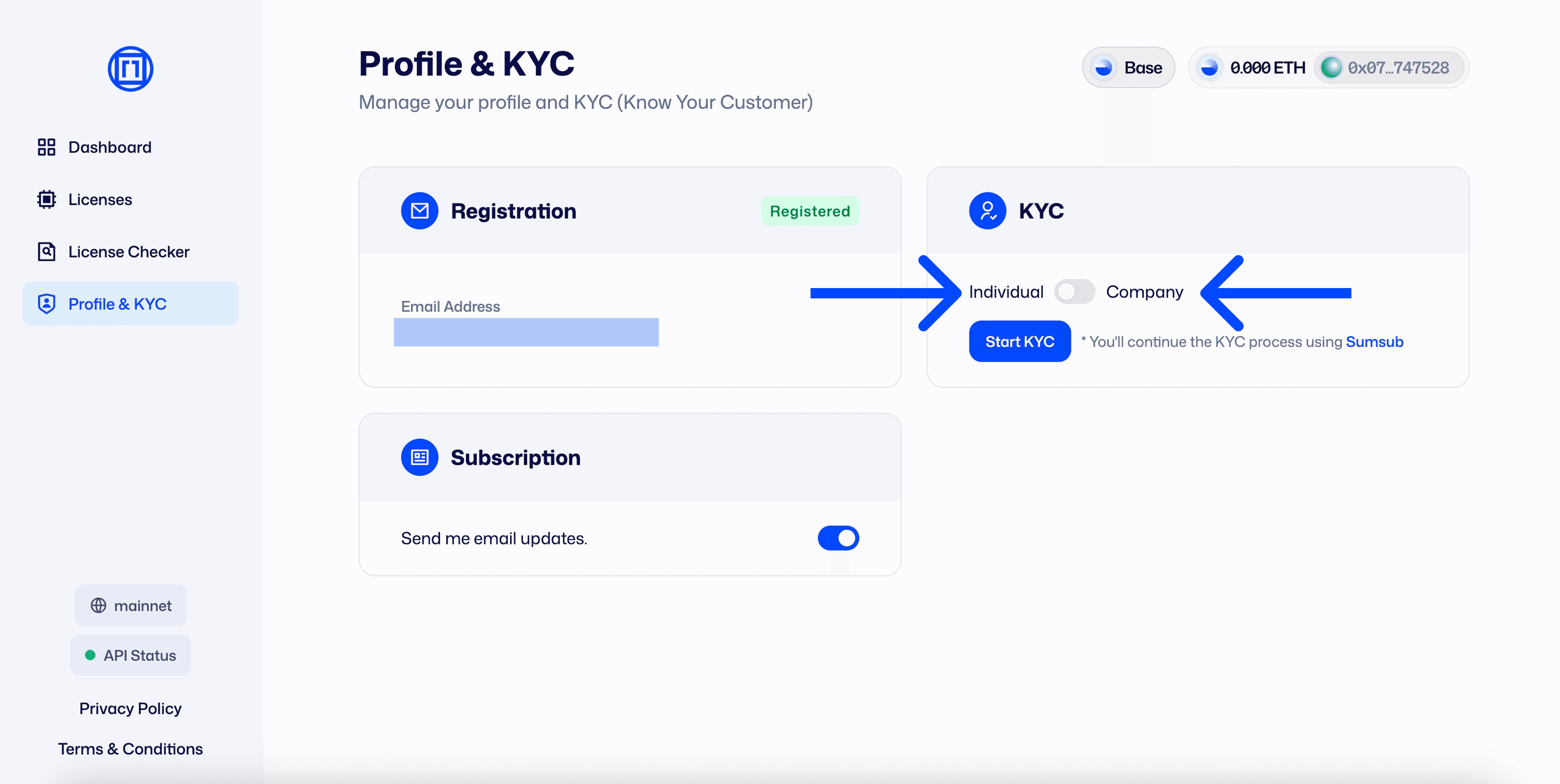 KYC Individual Company