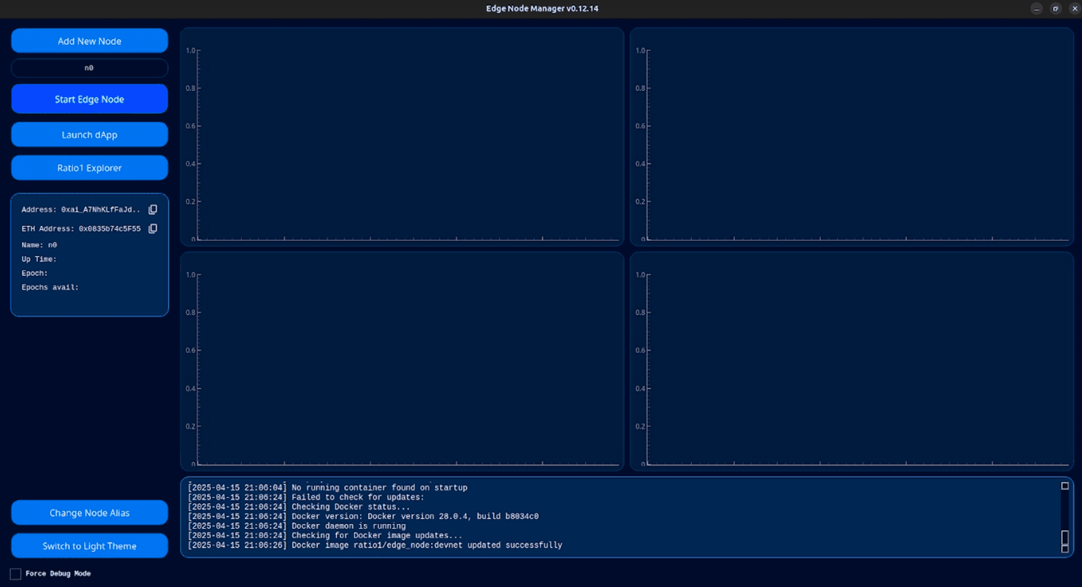 Launch the Edge Node Launcher